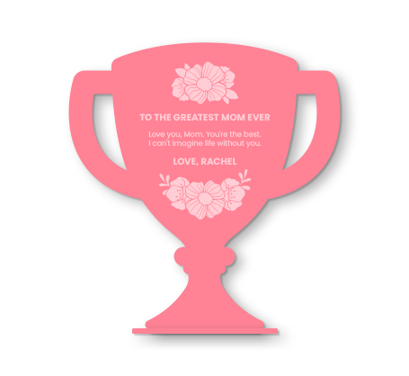 Acrylic Trophy - Pink