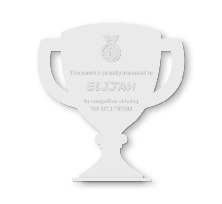 Acrylic Trophy - Clear